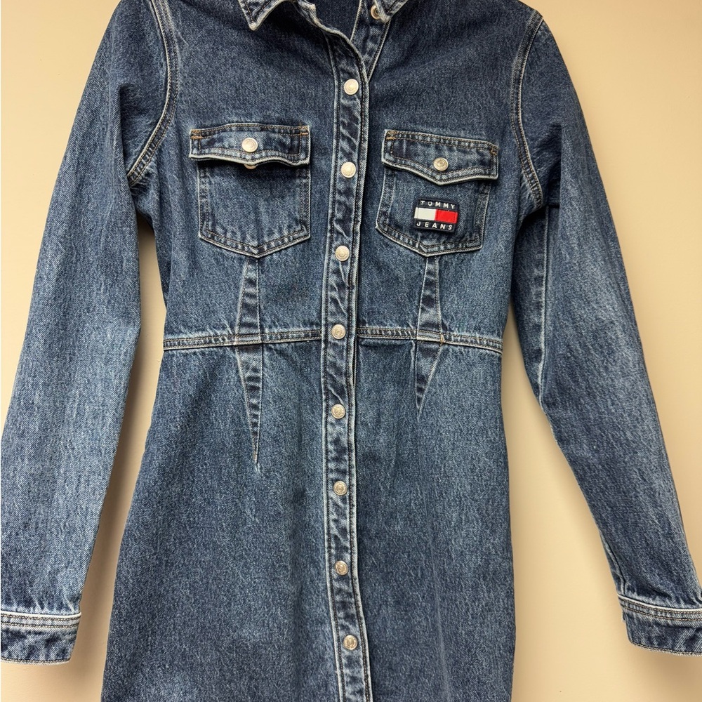 Tommy Hilfiger Denim Shirt Dress - Picture 5 of 5